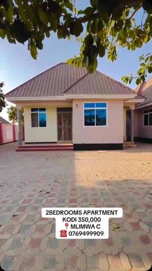 Apartment ya vyumba viwili inapangishwa Mlimwa C, Dodoma Apartment ya vyumba viwili inapangishwa Mlimwa C, Dodoma