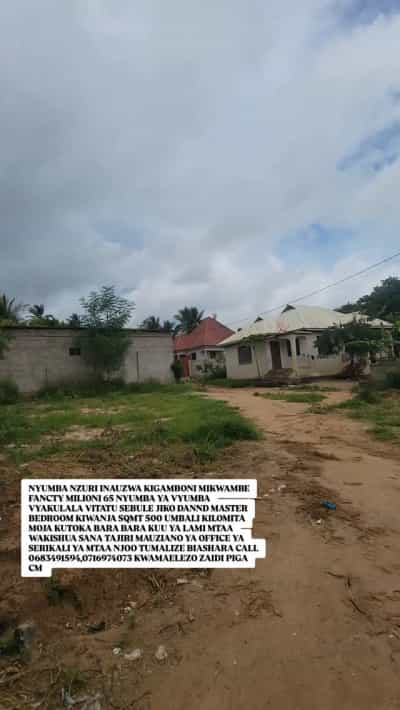 Nyumba ya vyumba vitatu inauzwa Kigamboni Mikwambe, Dar Es Salaam (500 sqm)