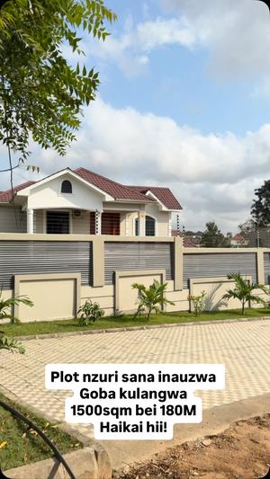 Kiwanja kinauzwa Goba Kulangwa, Dar Es Salaam (1500 sqm) Kiwanja kinauzwa Goba Kulangwa, Dar Es Salaam (1500 sqm)