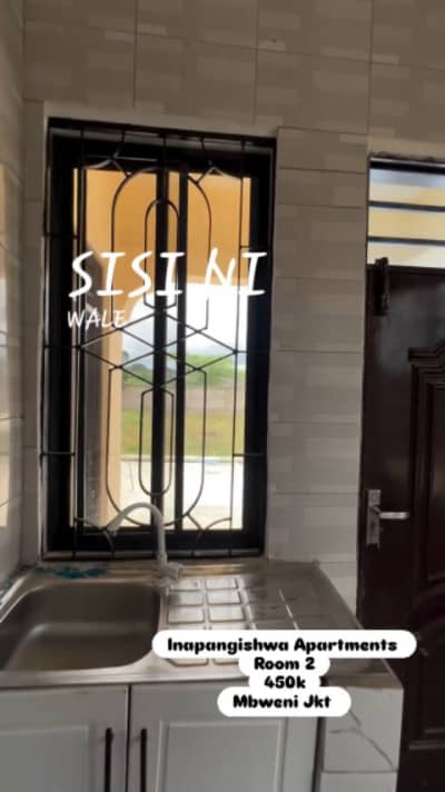 Nyumba/Apartment ya vyumba viwili inapangishwa Mbweni, Dar Es Salaam