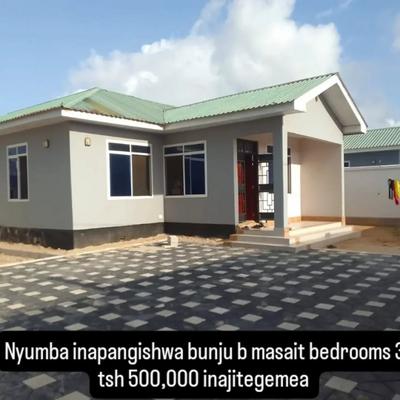 Nyumba ya vyumba vitatu inapangishwa Bunju B, Dar Es Salaam