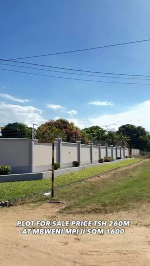 Kiwanja kinauzwa Mbweni Mpiiji, Dar Es Salaam (1600 sqm) Kiwanja kinauzwa Mbweni Mpiiji, Dar Es Salaam (1600 sqm)