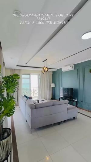 Apartment ya vyumba vitatu inapangishwa Masaki, Dar Es Salaam