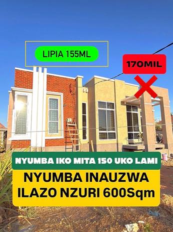 Nyumba ya vyumba vitatu inauzwa Ilazo, Dodoma (600 sqm) Nyumba ya vyumba vitatu inauzwa Ilazo, Dodoma (600 sqm)