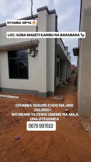 Nyumba ya chumba kimoja inapangishwa Goba Mageti, Dar Es Salaam