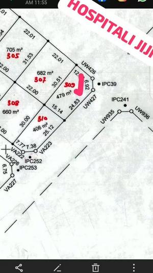 Kiwanja (Commercial Plot) kinauzwa Nala, Dodoma (479 sqm) Kiwanja (Commercial Plot) kinauzwa Nala, Dodoma (479 sqm)