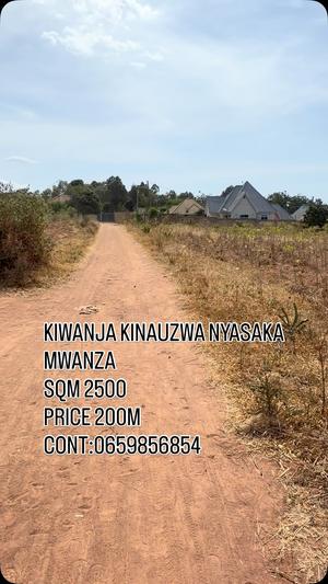 Residential Plot for Sale in Nyasaka, Mwanza (2500 sqm)