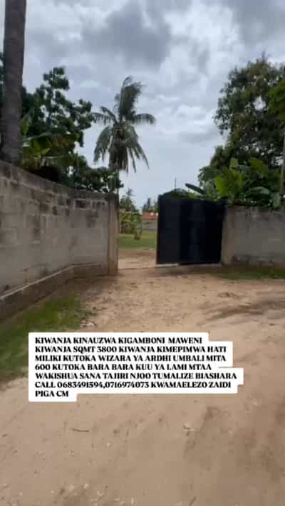 Kiwanja kinauzwa Kigamboni Maweni, Dar Es Salaam (3800 sqm) Kiwanja kinauzwa Kigamboni Maweni, Dar Es Salaam (3800 sqm)