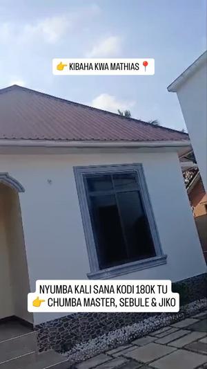 Nyumba ya chumba kimoja inapangishwa Kibaha Kwa Mathias, Pwani