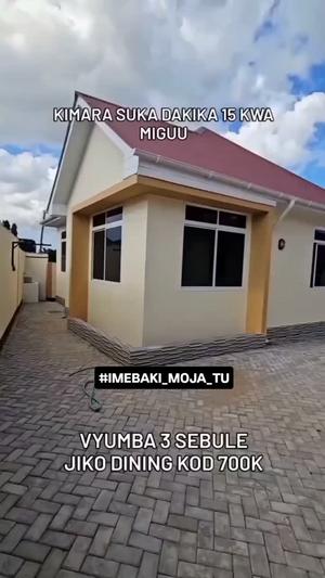 Apartment ya vyumba vitatu inapangishwa Kimara Suka, Dar Es Salaam