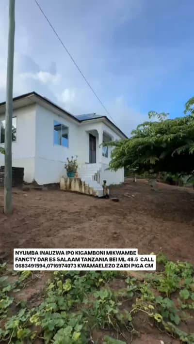 House for sale in Kigamboni, Dar Es Salaam