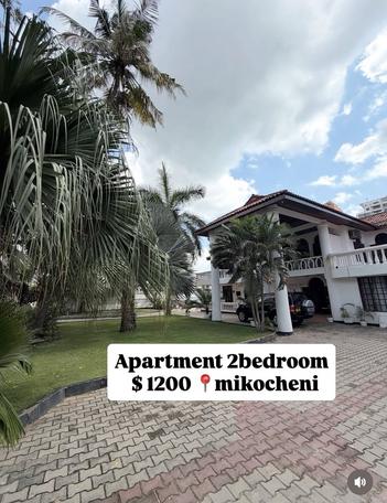 Apartment ya vyumba viwili inapangishwa Mikocheni, Dar Es Salaam Apartment ya vyumba viwili inapangishwa Mikocheni, Dar Es Salaam