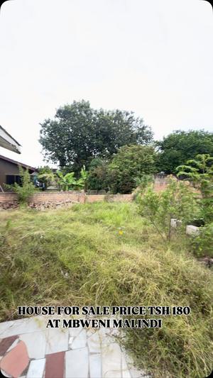 Nyumba ya vyumba vitatu inauzwa Mbweni Malindi, Dar Es Salaam (1200 sqm) Nyumba ya vyumba vitatu inauzwa Mbweni Malindi, Dar Es Salaam (1200 sqm)