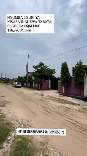 Nyumba ya vyumba vitatu inauzwa Tabata Segerea Mwisho, Dar Es Salaam (1200 sqm) Nyumba ya vyumba vitatu inauzwa Tabata Segerea Mwisho, Dar Es Salaam (1200 sqm)