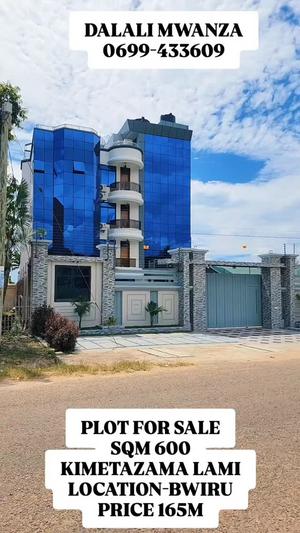 Kiwanja kinauzwa Bwiru, Mwanza (600 sqm)
