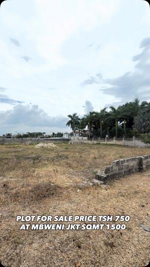 Kiwanja kinauzwa Mbweni JKT, Dar Es Salaam (1500 sqm) Kiwanja kinauzwa Mbweni JKT, Dar Es Salaam (1500 sqm)