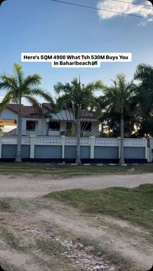 Kiwanja kinauzwa Baharibeach, Dar Es Salaam (4900 sqm)