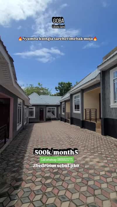 Apartment ya vyumba viwili inapangishwa Goba Ulomi Lami, Dar Es Salaam
