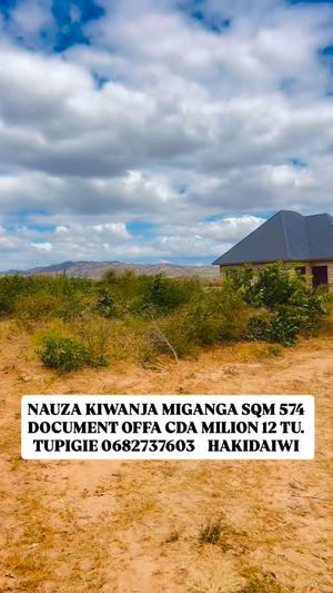 Kiwanja kinauzwa Miganga North, Dodoma sqm 574 Kiwanja kinauzwa Miganga North, Dodoma sqm 574