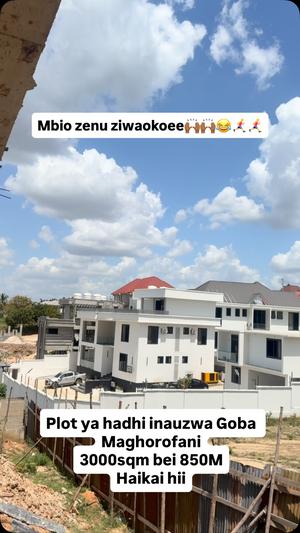 Residential Plot for Sale in Goba Maghorofani, Dar Es Salaam (3000 sqm)