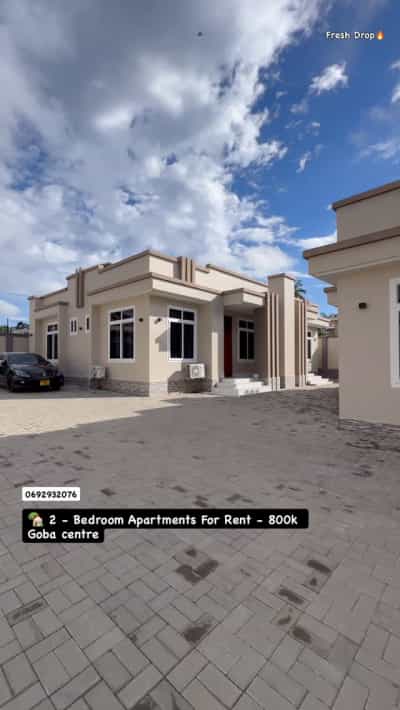 Apartment ya vyumba viwili inapangishwa Goba Centre, Dar Es Salaam