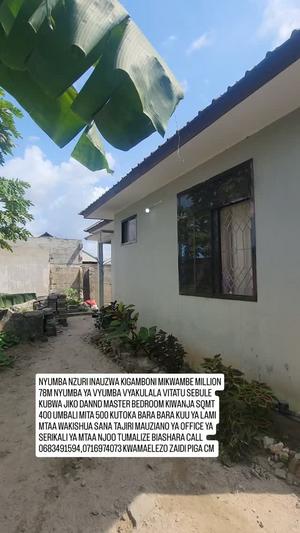 3 Bedrooms House for Sale in Mikwambe, Dar Es Salaam (400 sqm) 3 Bedrooms House for Sale in Mikwambe, Dar Es Salaam (400 sqm)