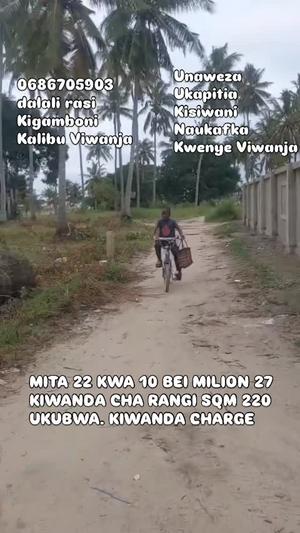Kiwanja (Industrial Plot) inauzwa Kigamboni, Dar Es Salaam (220 sqm)