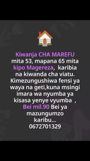 Kiwanja (Residential/Commercial) kinauzwa Magereza, Moshi, Kilimanjaro (3445 sqm)