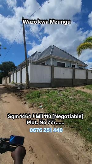 Kiwanja kinauzwa Wazo Kwa Mzungu, Dar Es Salaam (1464 sqm)