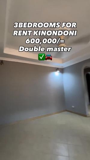 Apartment ya vyumba vitatu inapangishwa Kinondoni, Dar Es Salaam