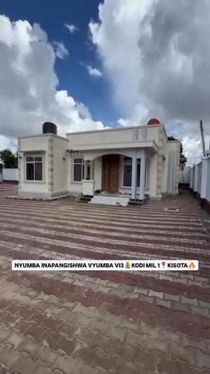 Nyumba/Apartment ya vyumba vitatu inapangishwa Kigamboni Kisota, Dar Es Salaam