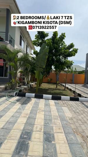 Nyumba ya vyumba viwili inapangishwa Kigamboni Kisota, Dar Es Salaam