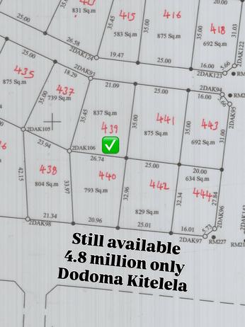 Plot for sale in Msalato, Dodoma Plot for sale in Msalato, Dodoma