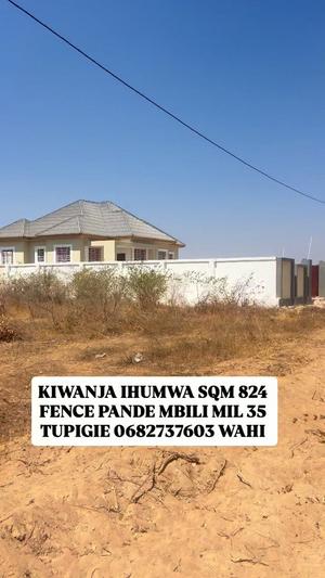Kiwanja kinauzwa Ihumwa, Dodoma sqm 824 Kiwanja kinauzwa Ihumwa, Dodoma sqm 824