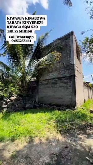 Kiwanja kinauzwa Tabata Kinyerezi Kibaga, Dar Es Salaam sqm 530 Kiwanja kinauzwa Tabata Kinyerezi Kibaga, Dar Es Salaam sqm 530