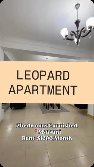 Apartment ya vyumba viwili inapangishwa Msasani, Dar Es Salaam