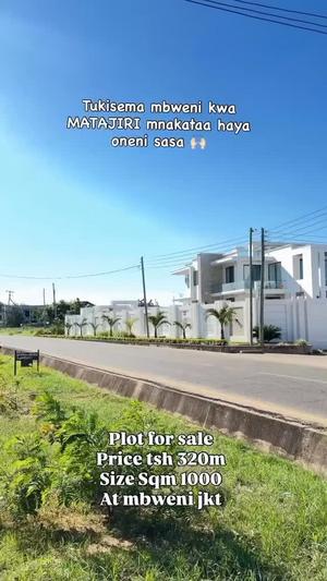 Residential Plot for Sale in Mbweni Jkt, Dar Es Salaam (1000 sqm)