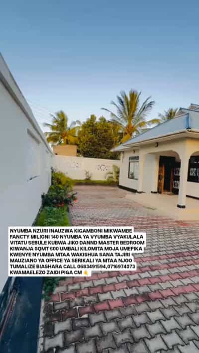 House for sale in Kigamboni, Dar Es Salaam