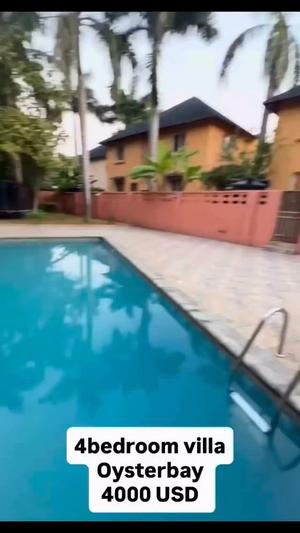 Villa (Furnished) ya vyumba vinne inapangishwa Oyster Bay, Dar Es Salaam Villa (Furnished) ya vyumba vinne inapangishwa Oyster Bay, Dar Es Salaam