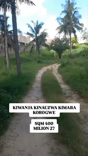 Kiwanja kinauzwa Kimara Korogwe, Dar Es Salaam (400 sqm) Kiwanja kinauzwa Kimara Korogwe, Dar Es Salaam (400 sqm)