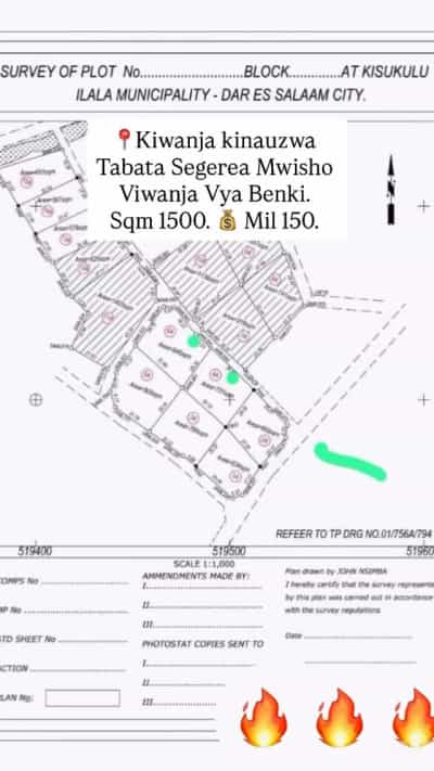 Viwanja vinauzwa Tabata, Dar Es Salaam