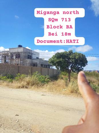Kiwanja kinauzwa Miganga North, Dodoma sqm 713