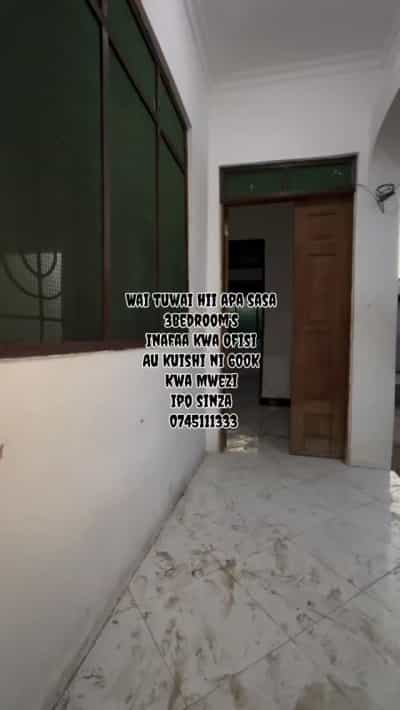 Nyumba ya vyumba vitatu inapangishwa Sinza, Dar Es Salaam