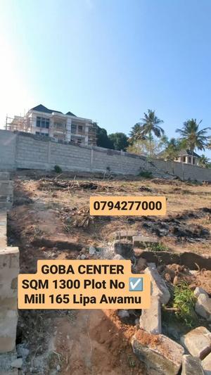 Plot for sale in Goba Center, Dar Es Salaam sqm 1300