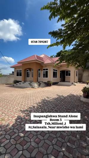 Nyumba ya vyumba vitatu inapangishwa Salasala, Dar Es Salaam