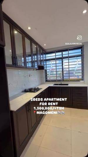 Nyumba/Apartment ya vyumba viwili inapangishwa Magomeni, Dar Es Salaam