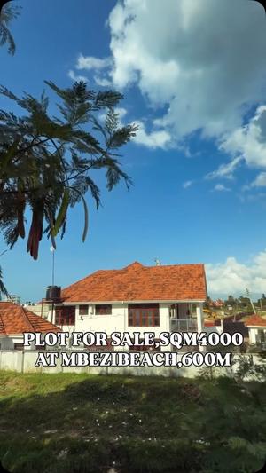 Plot for sale in Mbezi Beach, Dar Es Salaam sqm 4000