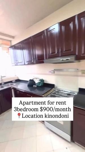 Nyumba/Apartment ya vyumba vitatu inapangishwa Kinondoni, Dar Es Salaam