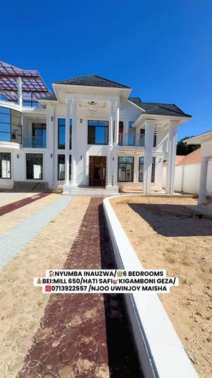 Nyumba ya vyumba 6 inauzwa Kigamboni Geza, Dar Es Salaam (1200 sqm)