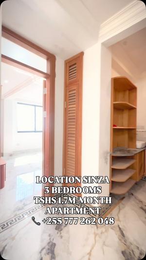Apartment ya vyumba vitatu inapangishwa Sinza, Dar Es Salaam
